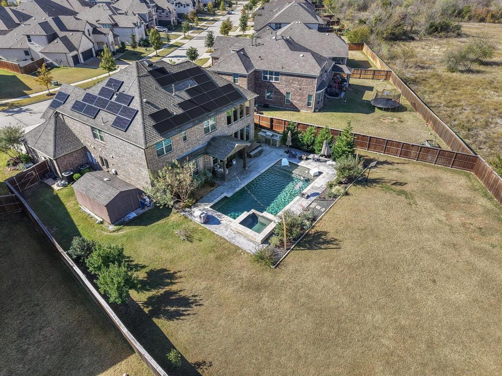 13798 Fernando Road Frisco, TX 75035 - Photo 37 of 39 an aerial view of residential houses with outdoor space