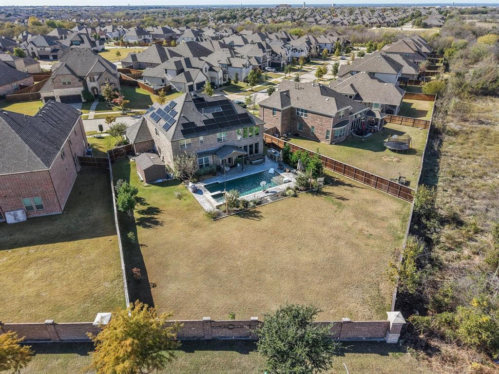 13798 Fernando Road Frisco, TX 75035 - Photo 38 of 39 an aerial view of residential houses with outdoor space