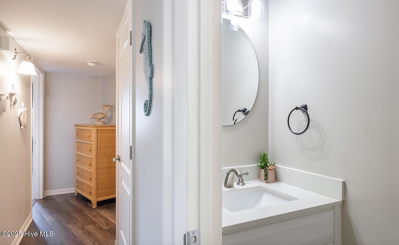 1505 Salter Path Road, Unit 325 Indian Beach, NC 28512 - Photo 11 of 46 shared half hallway bath