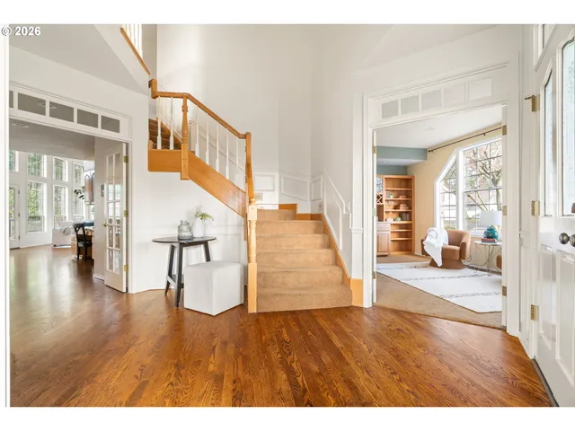 a view interior of a house and wooden floor