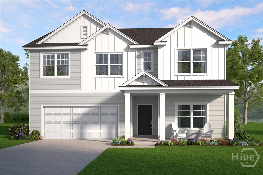 Rendering is meant to be representative of home; Not to be identical.