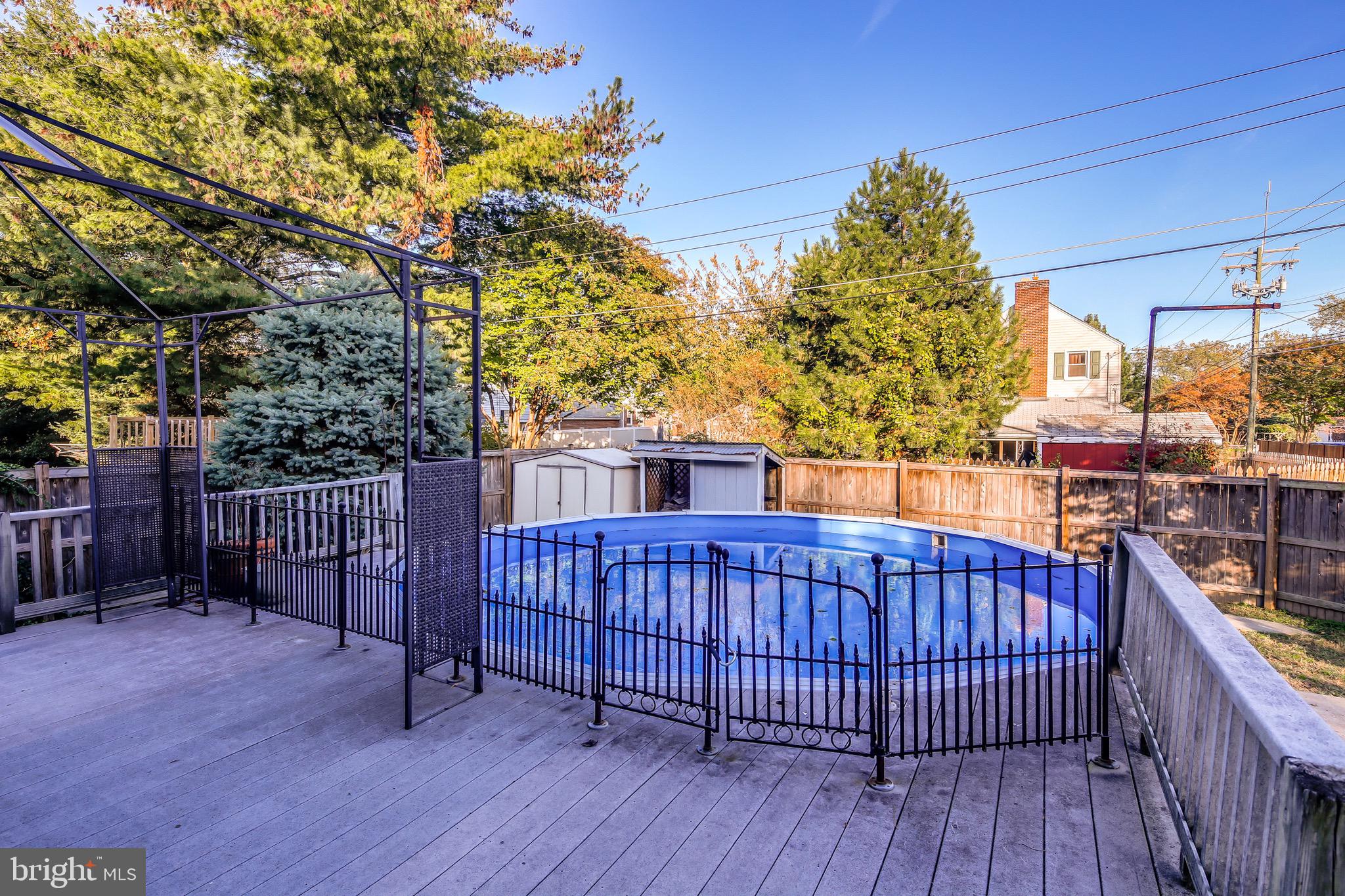 3013 Dunbrin Road Baltimore, MD 21222 - Photo 36 of 40 Deck overlooks pool (Fall 2019)