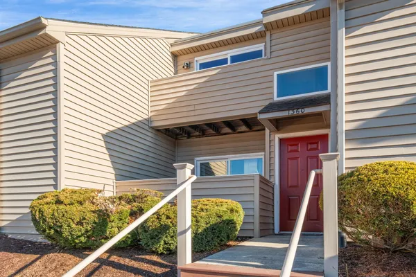 a view of front door of house