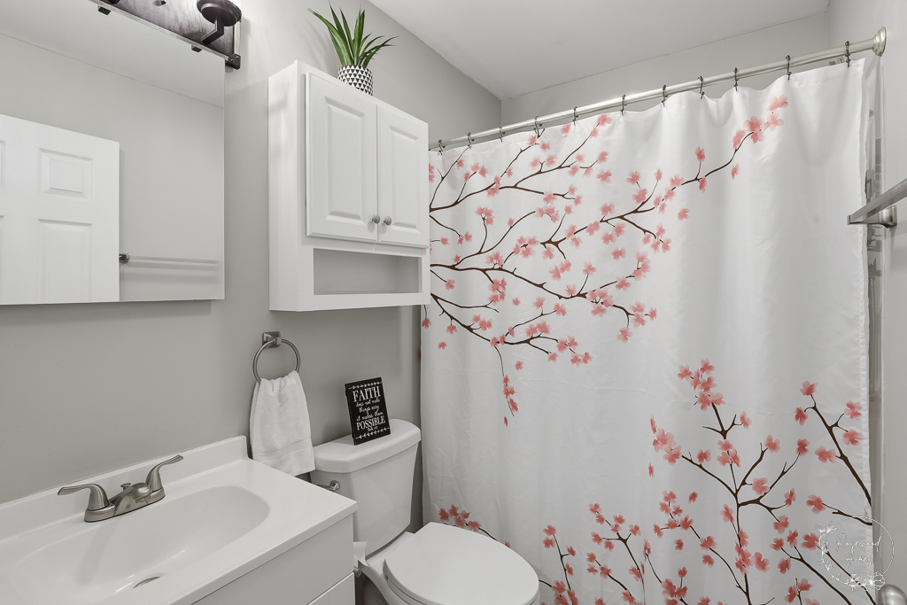 2853 Forsythia Lane St. Anne, IL 60964 - Photo 18 of 31 a bathroom with a sink and mirror with toilet