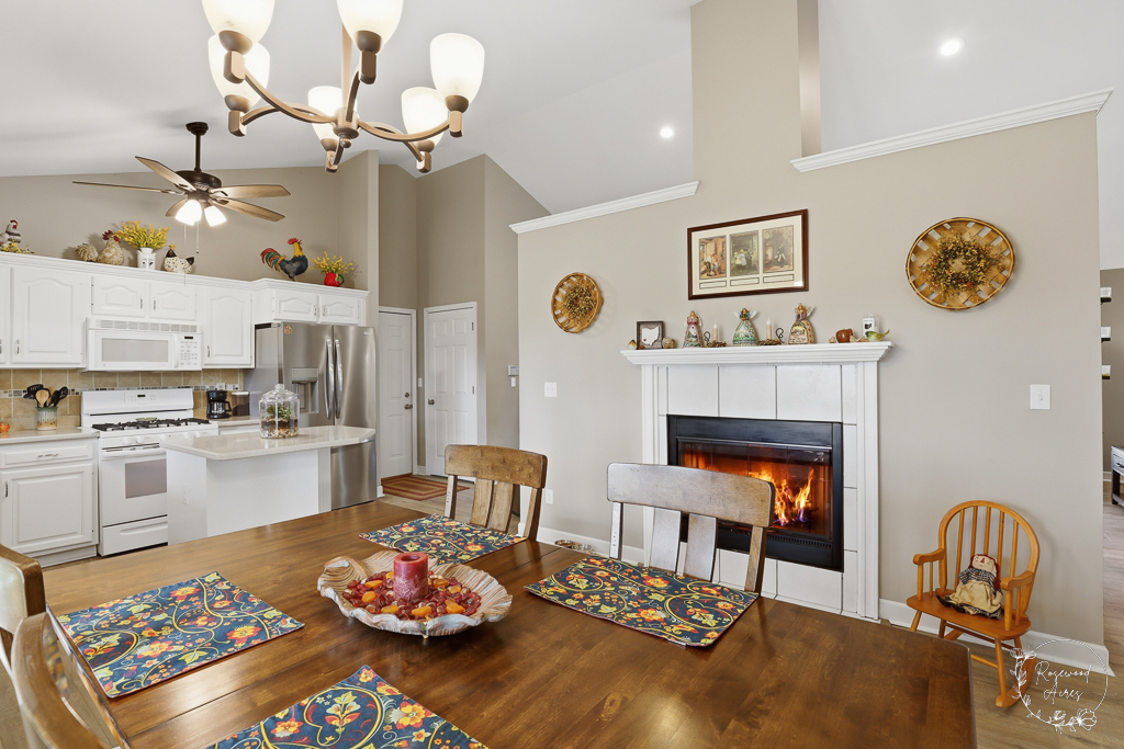 2853 Forsythia Lane St. Anne, IL 60964 - Photo 5 of 31 a living room with furniture and a fireplace