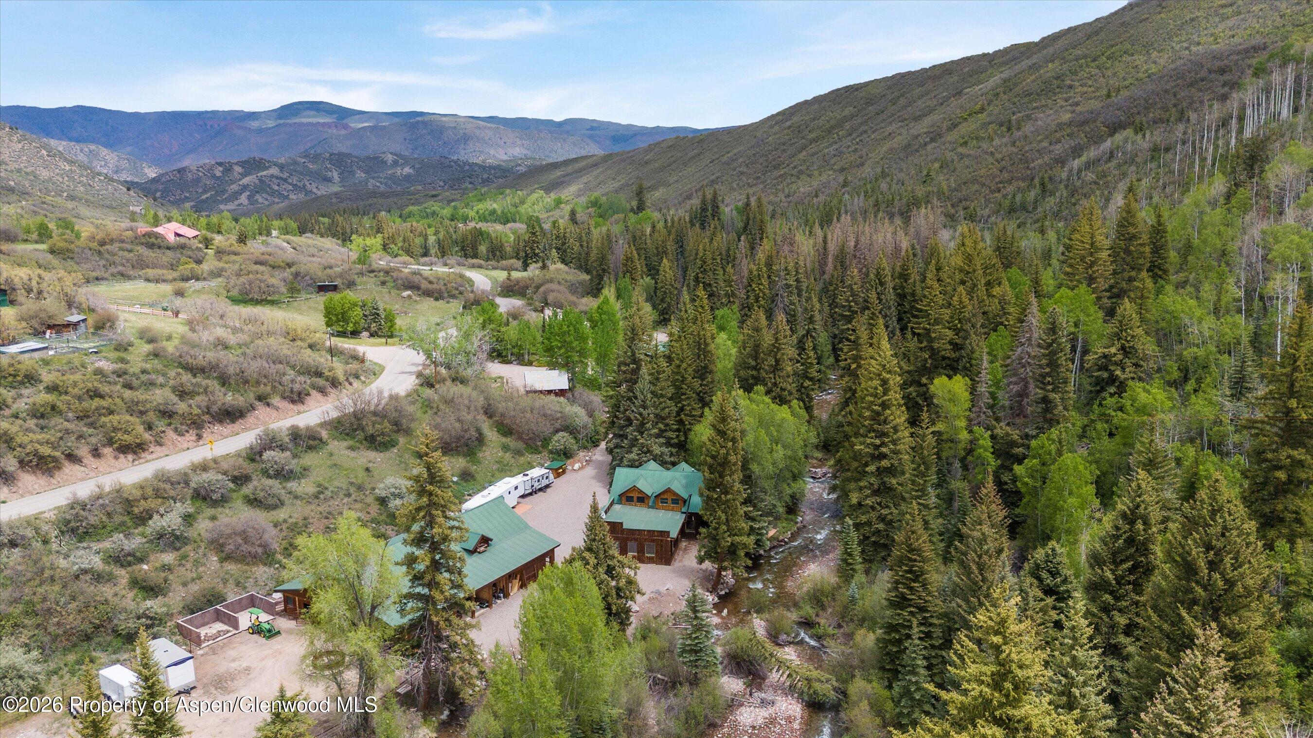 5980 Snowmass Creek Road Snowmass, CO 81654 - Photo 16 of 22 Drone Capture