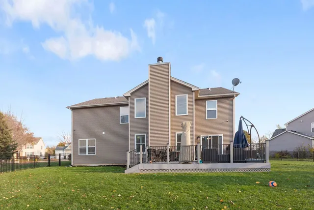 a front view of house with yard