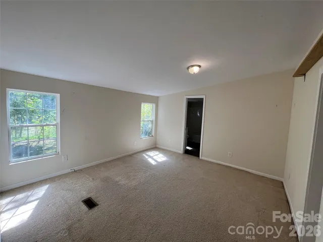 a view of empty room