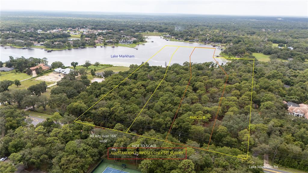 760 Lake Markham Road Sanford, FL 32771 - Photo 8 of 10 a view of a lake with a city