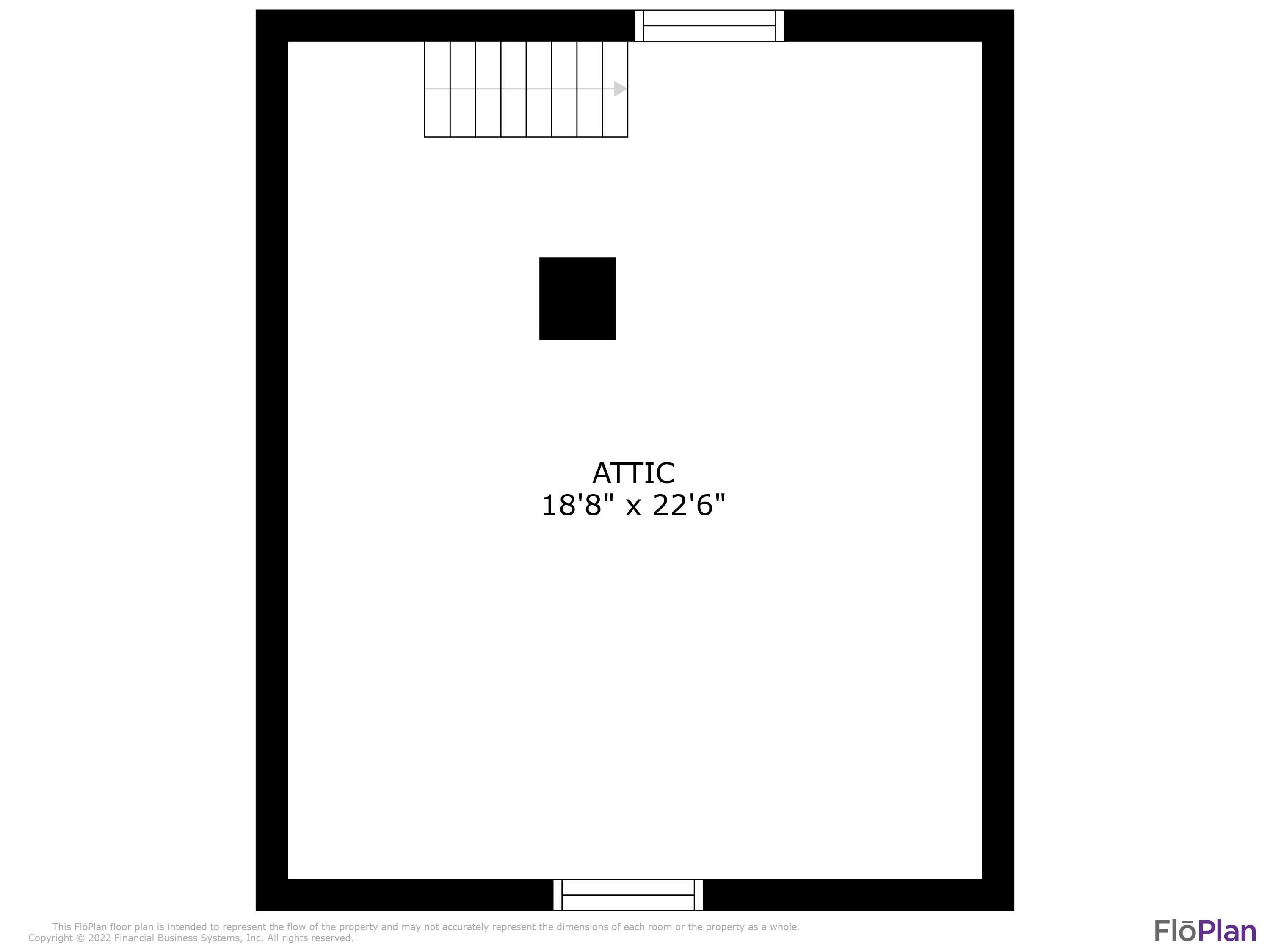 107 Beech Ridge Road York, ME 03909 - Photo 29 of 29 Floor Plan Attic