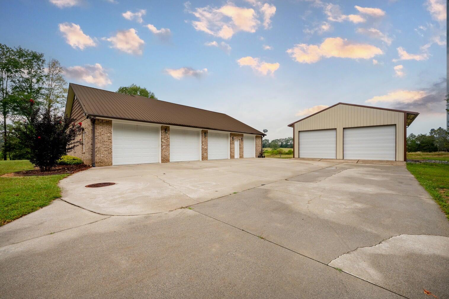 Garage and Building