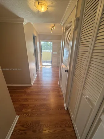 a view of a hardwood floor