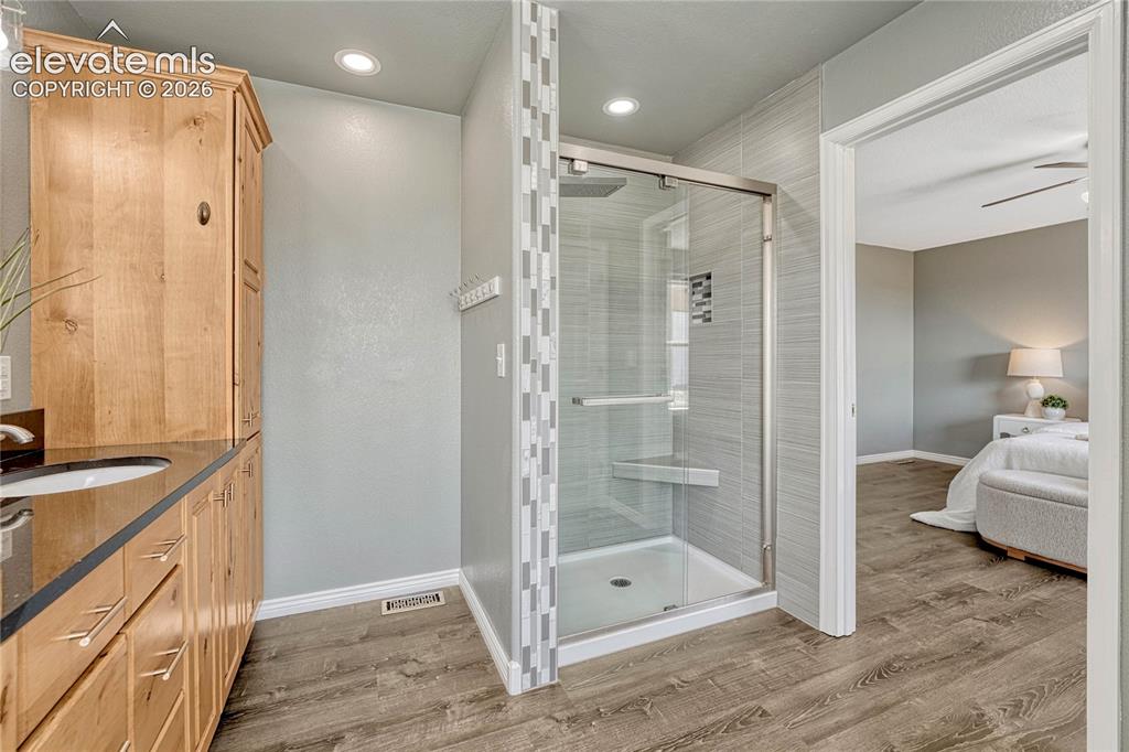 13695 Woodlake Road Elbert, CO 80106 - Photo 18 of 39 ...and walk-in shower.