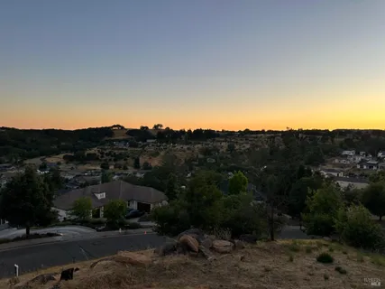 a view of city and mountain view