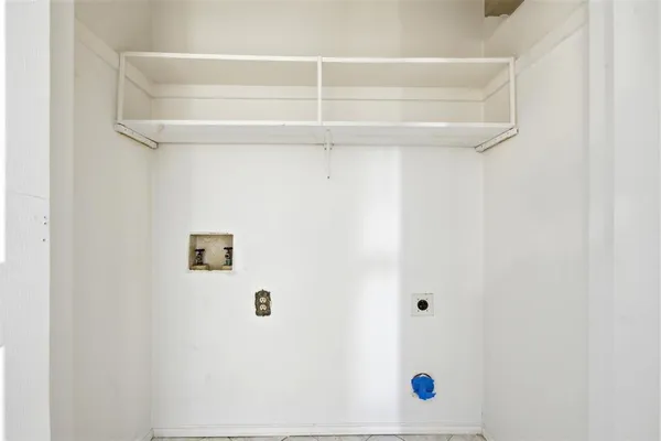 a view of a closet