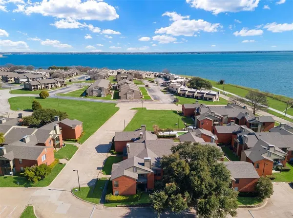 a view of a city with an ocean