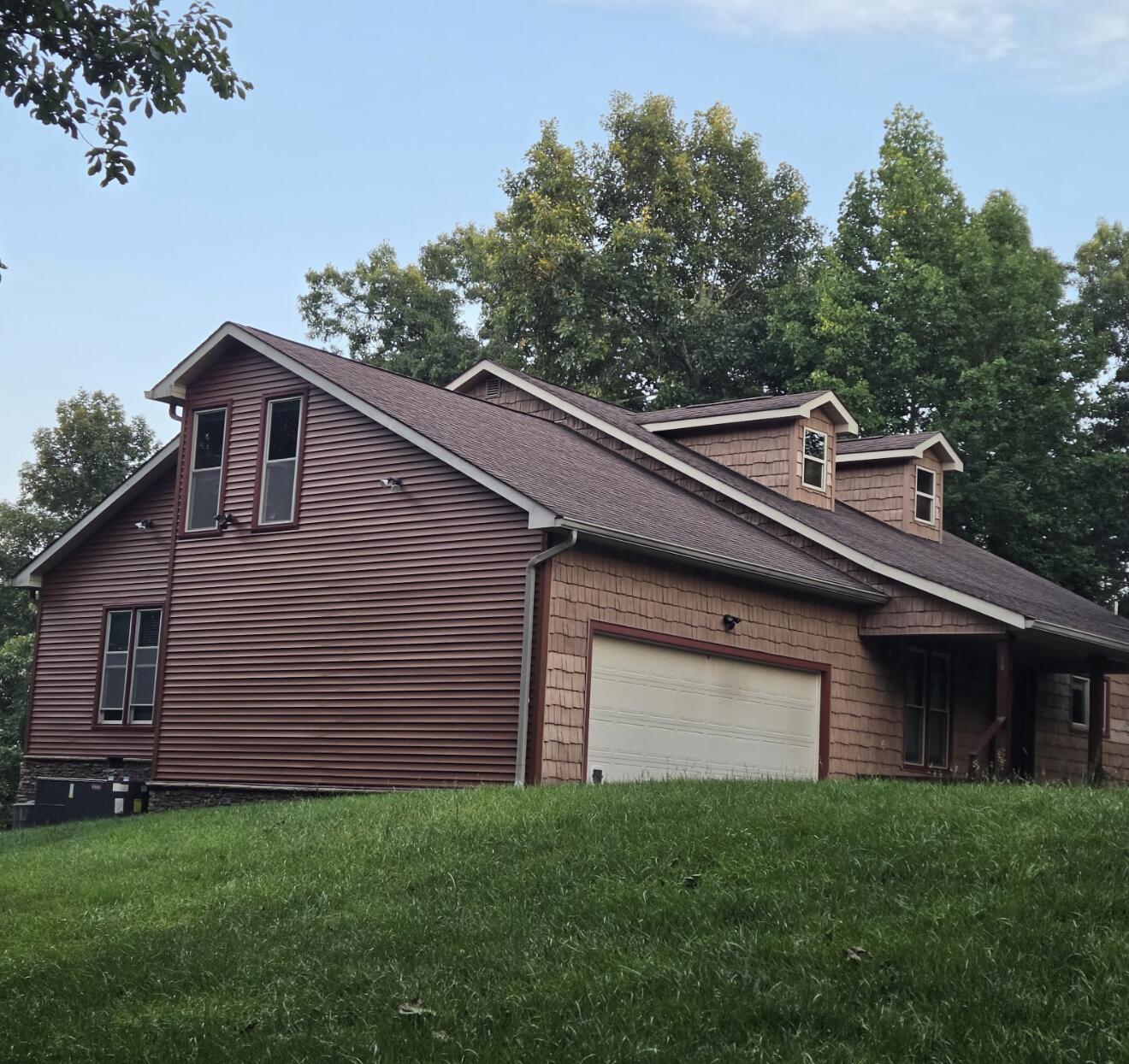 front of the house