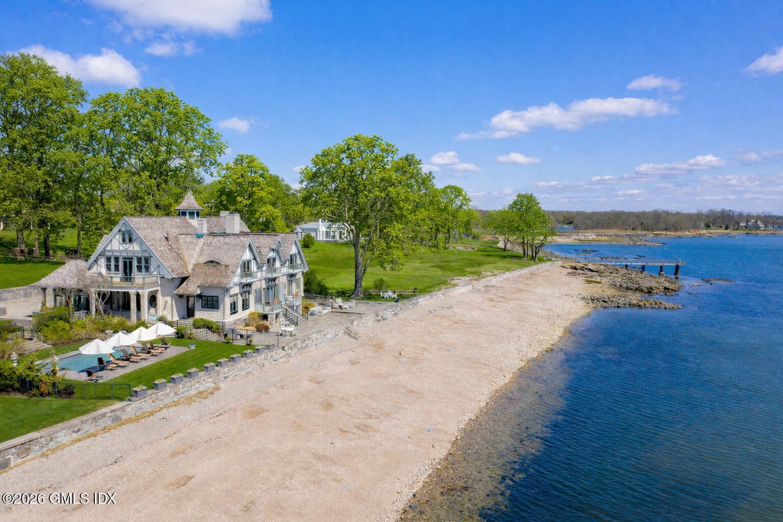 207-209 Long Neck Point Road Darien, CT 06820 - Photo 4 of 25 207-209 LNP - Beach:Back of House