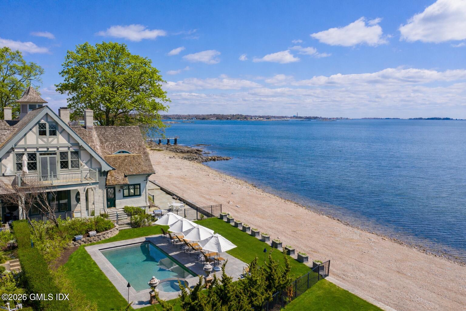 207-209 Long Neck Point Road Darien, CT 06820 - Photo 8 of 25 207-209 LNP - Pool:Side House