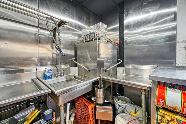 a view of storage and utility room