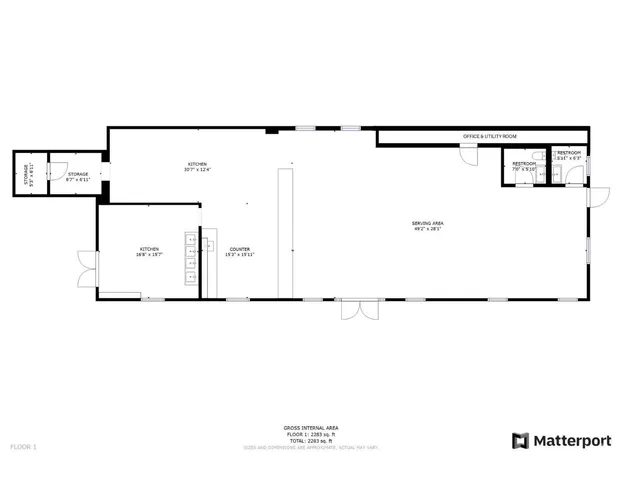 a view of a basketball court