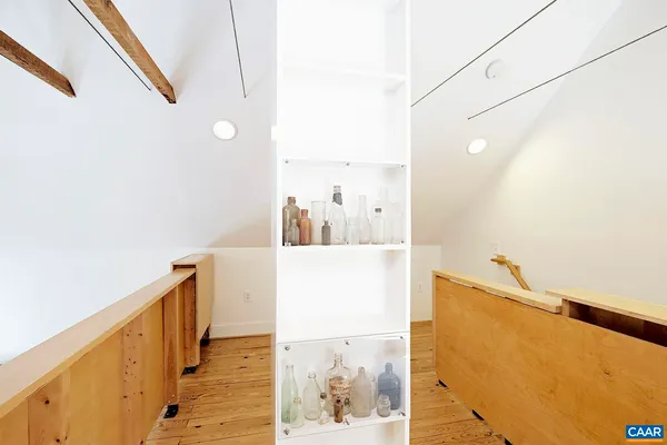 a view of a walk in closet