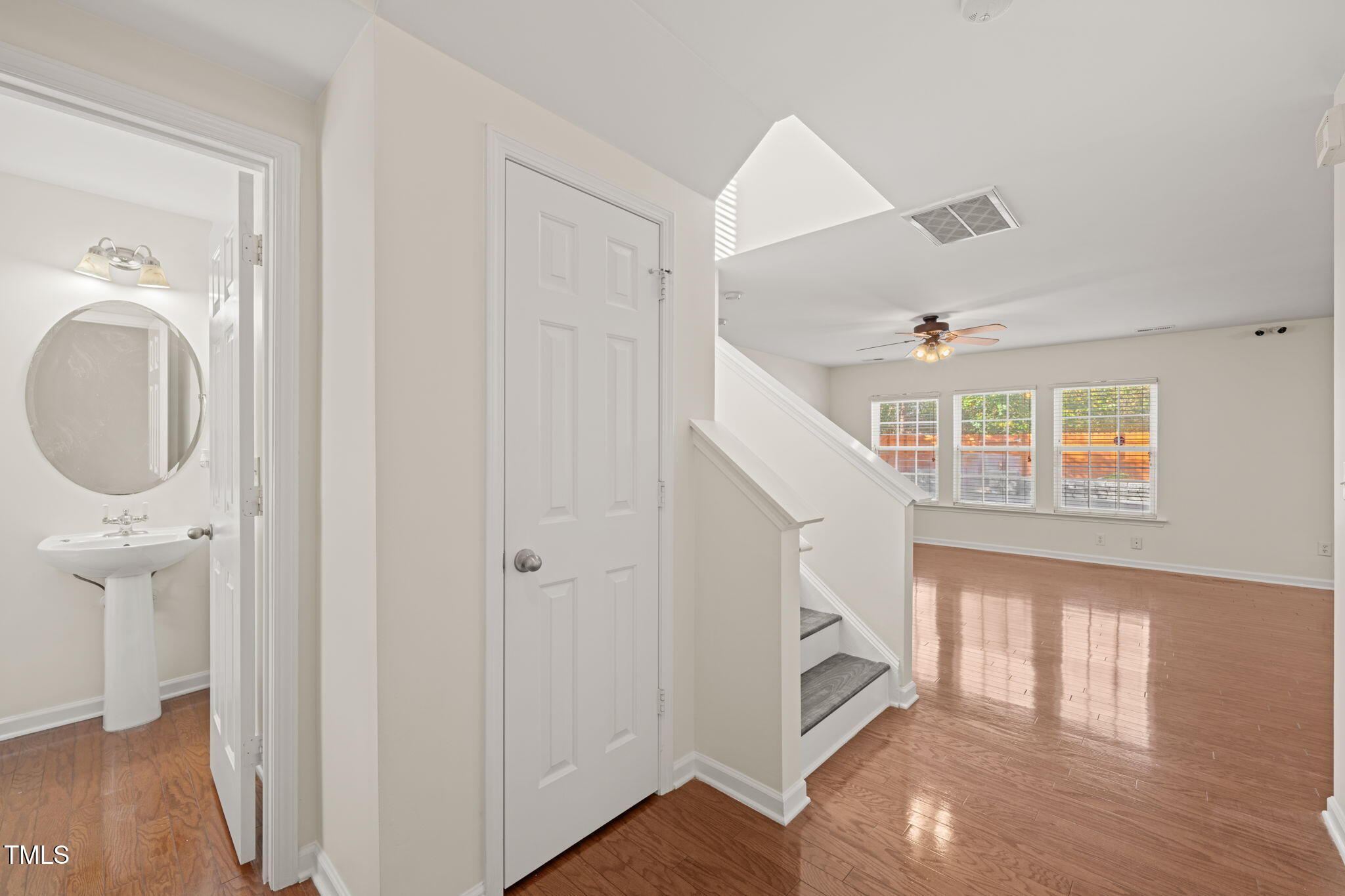 2816 Roundleaf Court Raleigh, NC 27604 - Photo 3 of 37 a view of an entryway with wooden floor