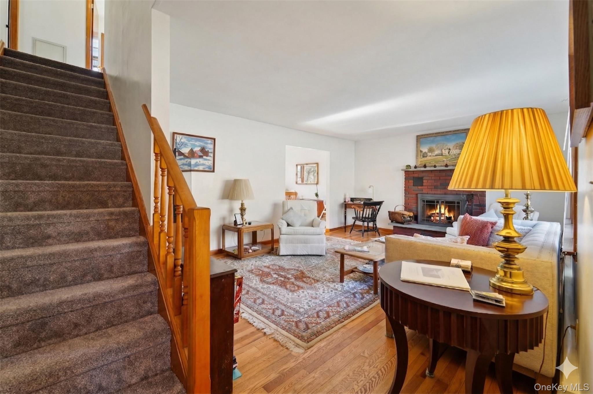 154 Old State Road Highland Falls, NY 10928 - Photo 29 of 49 Living room with wood-burning fireplace.