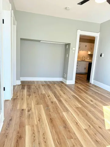 a view of wooden floor