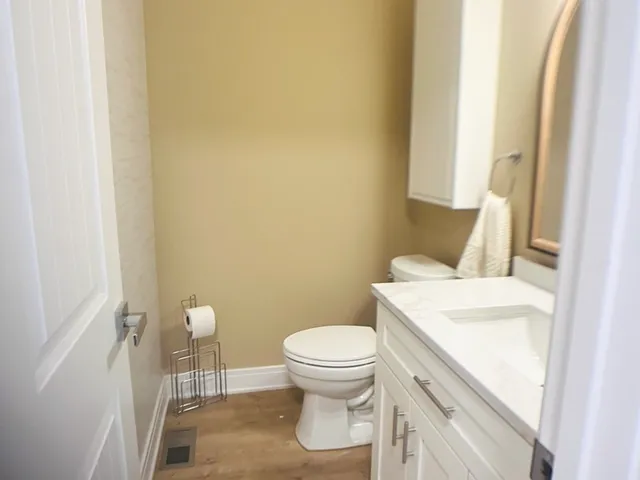 a bathroom with a sink and a toilet