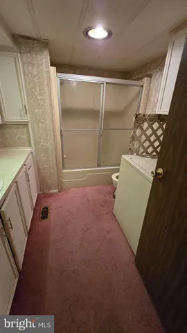 view of room with sink