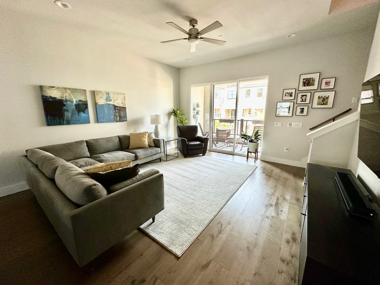 4404 Authentic Drive Austin, TX 78731 - Photo 10 of 26 a living room with furniture and a floor to ceiling window