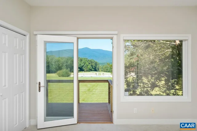 a front view of a house with a balcony