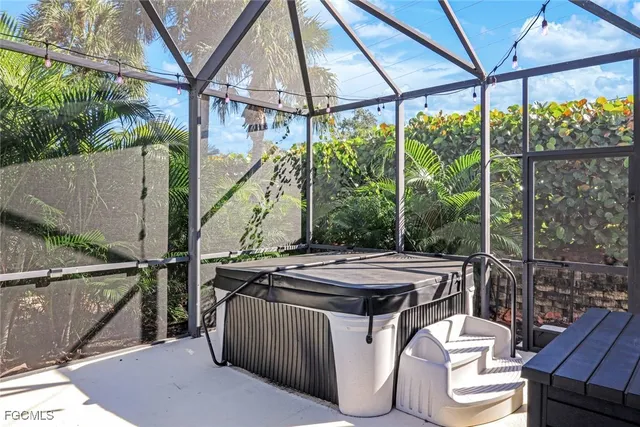 a view of outdoor space and patio