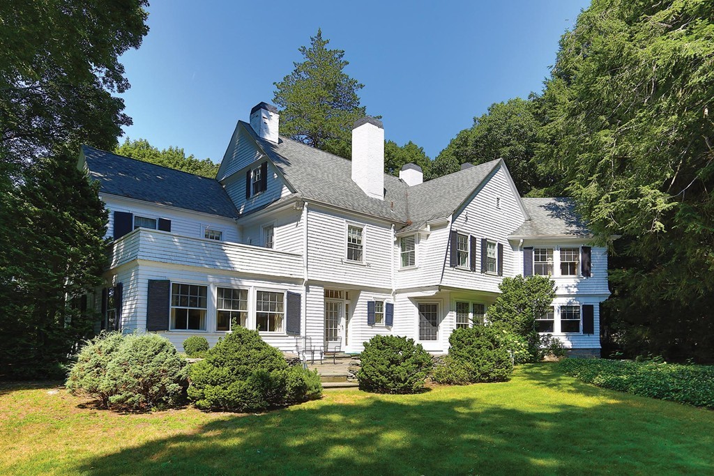 40 Dunster Road Brookline, MA 02467 - Photo 8 of 10 a front view of a house with a yard
