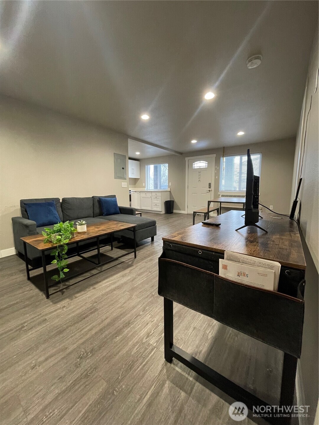 59 Elmer City Access Road Coulee Dam, WA 99116 - Photo 25 of 39 a living room with furniture and a wooden floor
