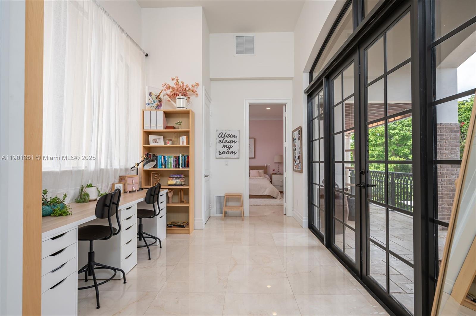 18951 Southwest 53rd Street Southwest Ranches, FL 33332 - Photo 39 of 57 a dining room with furniture water view and a large window
