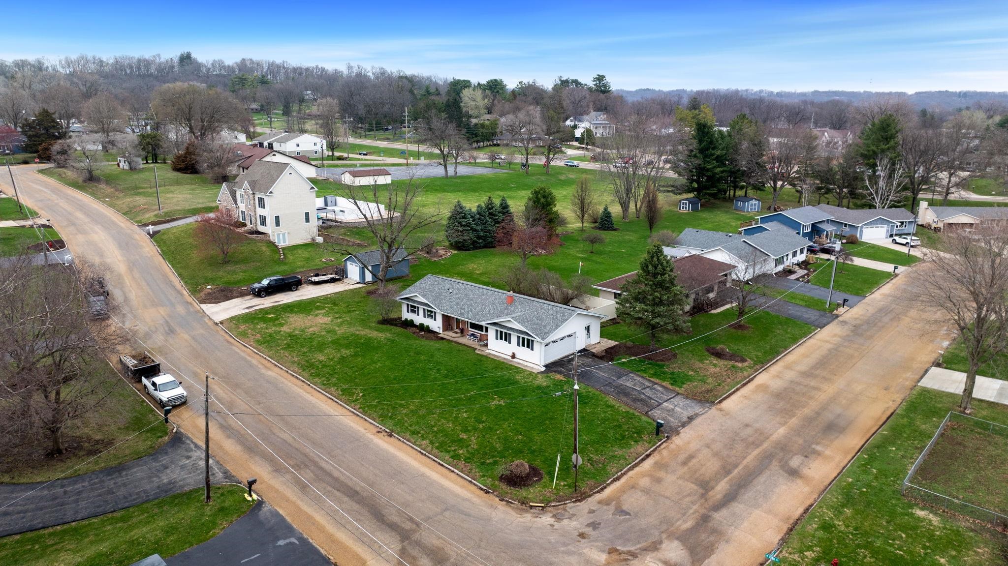 109 13th Street Oregon, IL 61061 - Photo 43 of 44 an aerial view of a house with garden