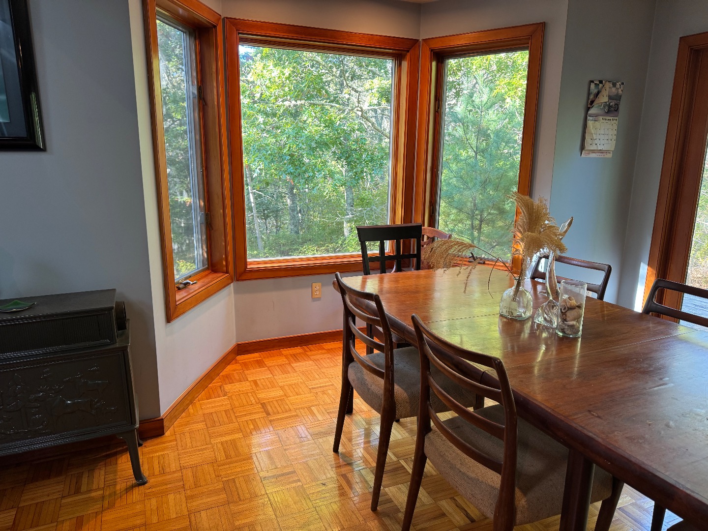 20 Brook Hollow Road West Tisbury, MA 02568 - Photo 17 of 33 a view of a dining room with furniture and window