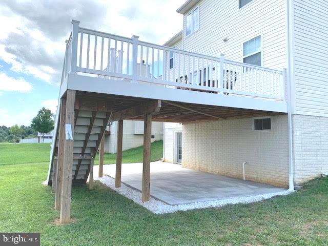 1214 Stallion Street Ranson, WV 25438 - Photo 62 of 67 Patio now extends under the deck for covered space