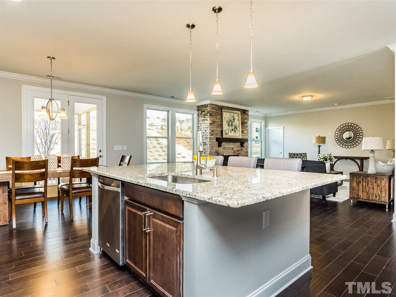 1809 Capstone Drive Durham, NC 27713 - Photo 12 of 25 a large kitchen with lots of counter space