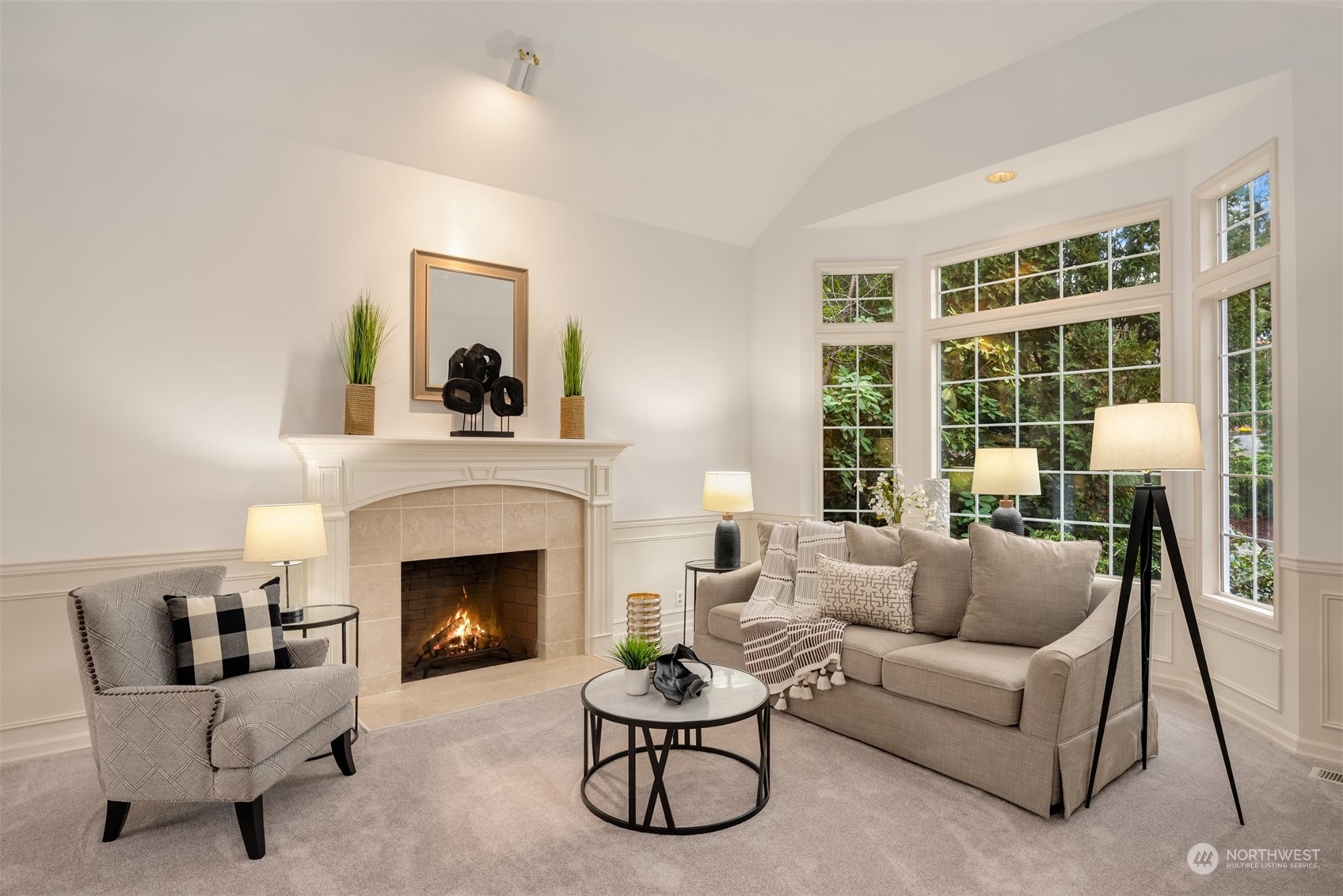 21121 50th Drive Southeast Bothell, WA 98021 - Photo 4 of 38 a living room with furniture and a fireplace
