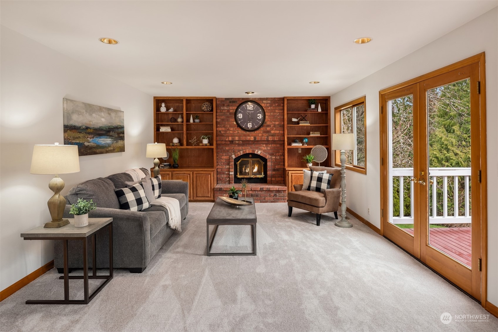 21121 50th Drive Southeast Bothell, WA 98021 - Photo 10 of 38 a living room with furniture and a fireplace