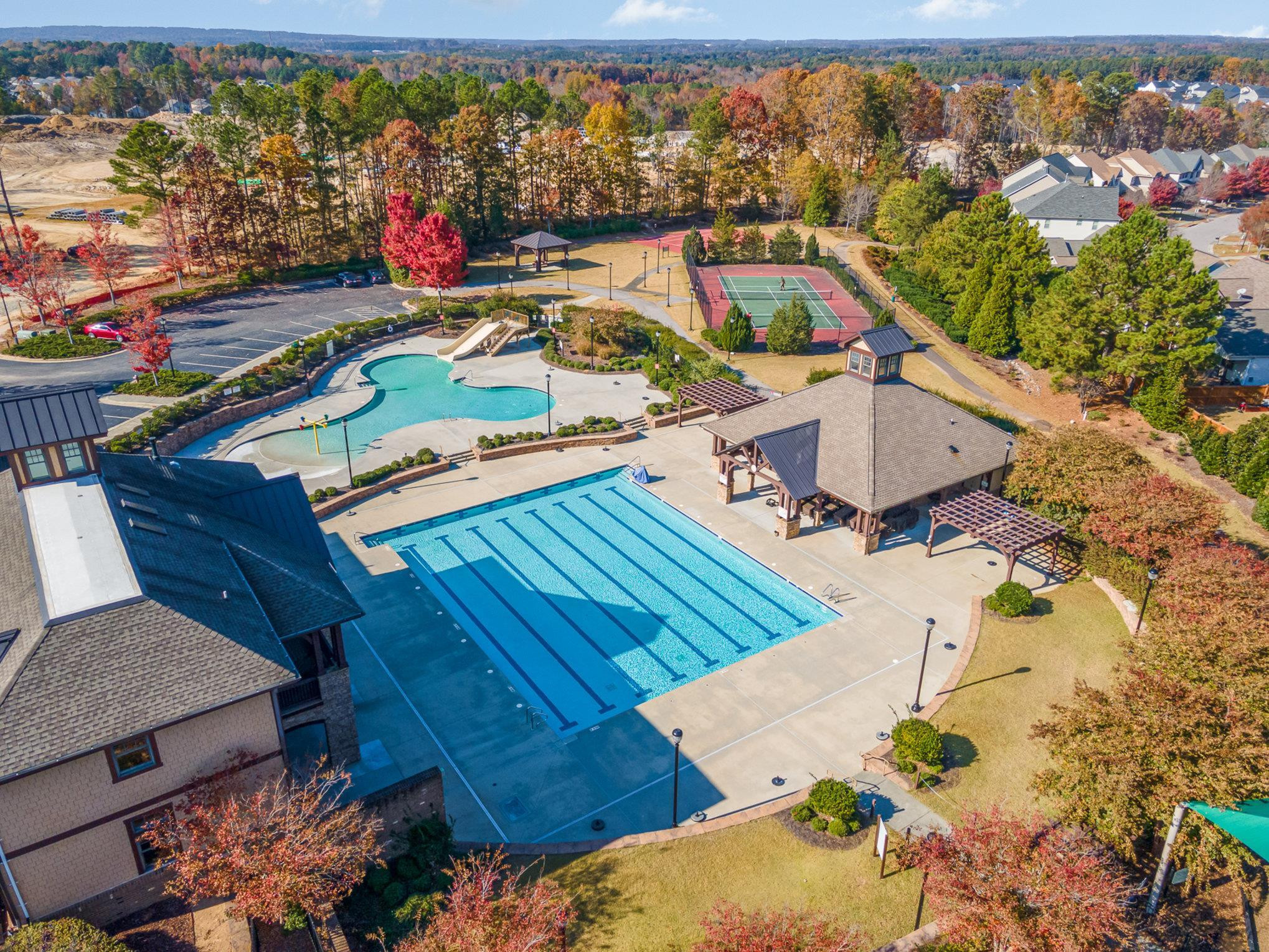 4364 Lyman Avenue Raleigh, NC 27616 - Photo 2 of 28 an aerial view of a house with a ocean view