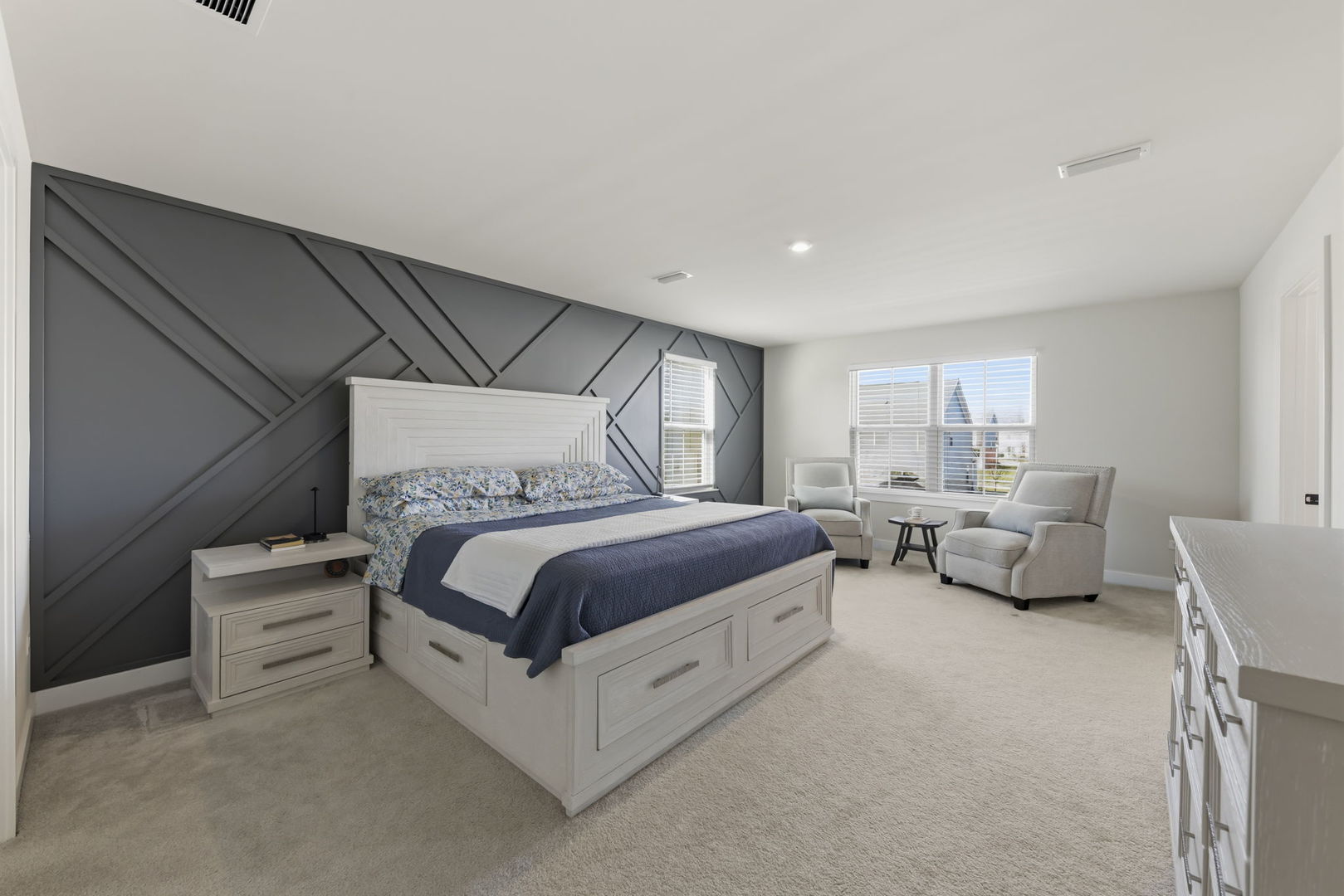 319 Atkinson Drive Sugar Grove, IL 60554 - Photo 12 of 35 a spacious bedroom with a bed and window
