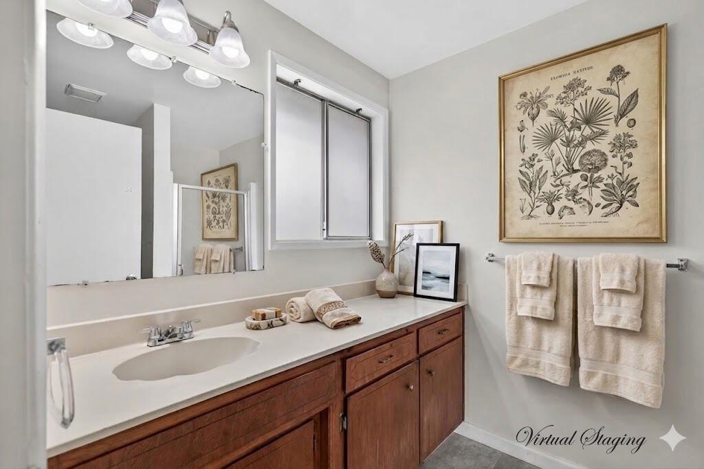 415 Sutter Avenue Medford, OR 97504 - Photo 20 of 28 a bathroom with a double vanity sink mirror and double