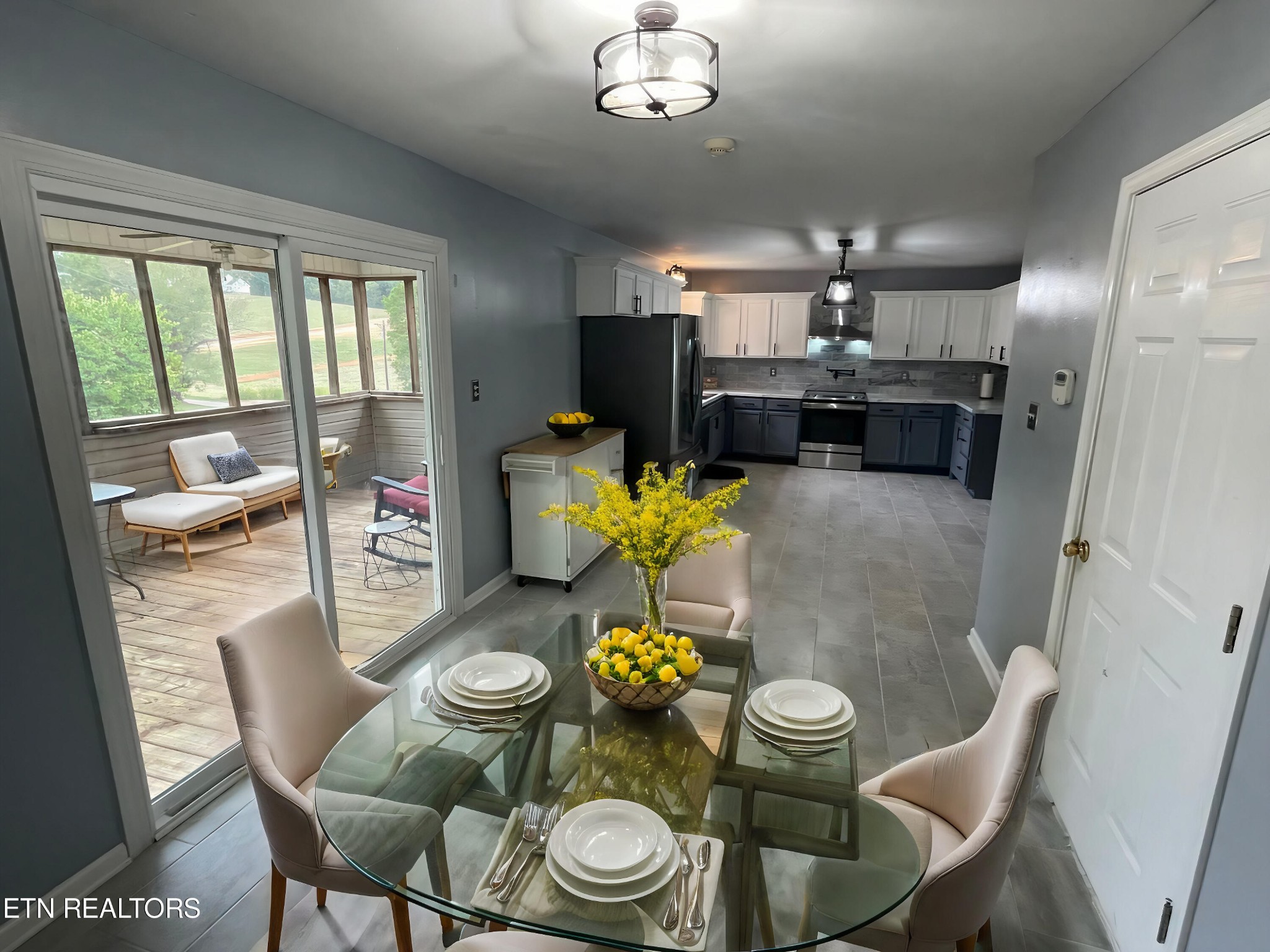 5409 Old Niles Ferry Road Maryville, TN 37801 - Photo 14 of 43 a dining room with furniture and a large window