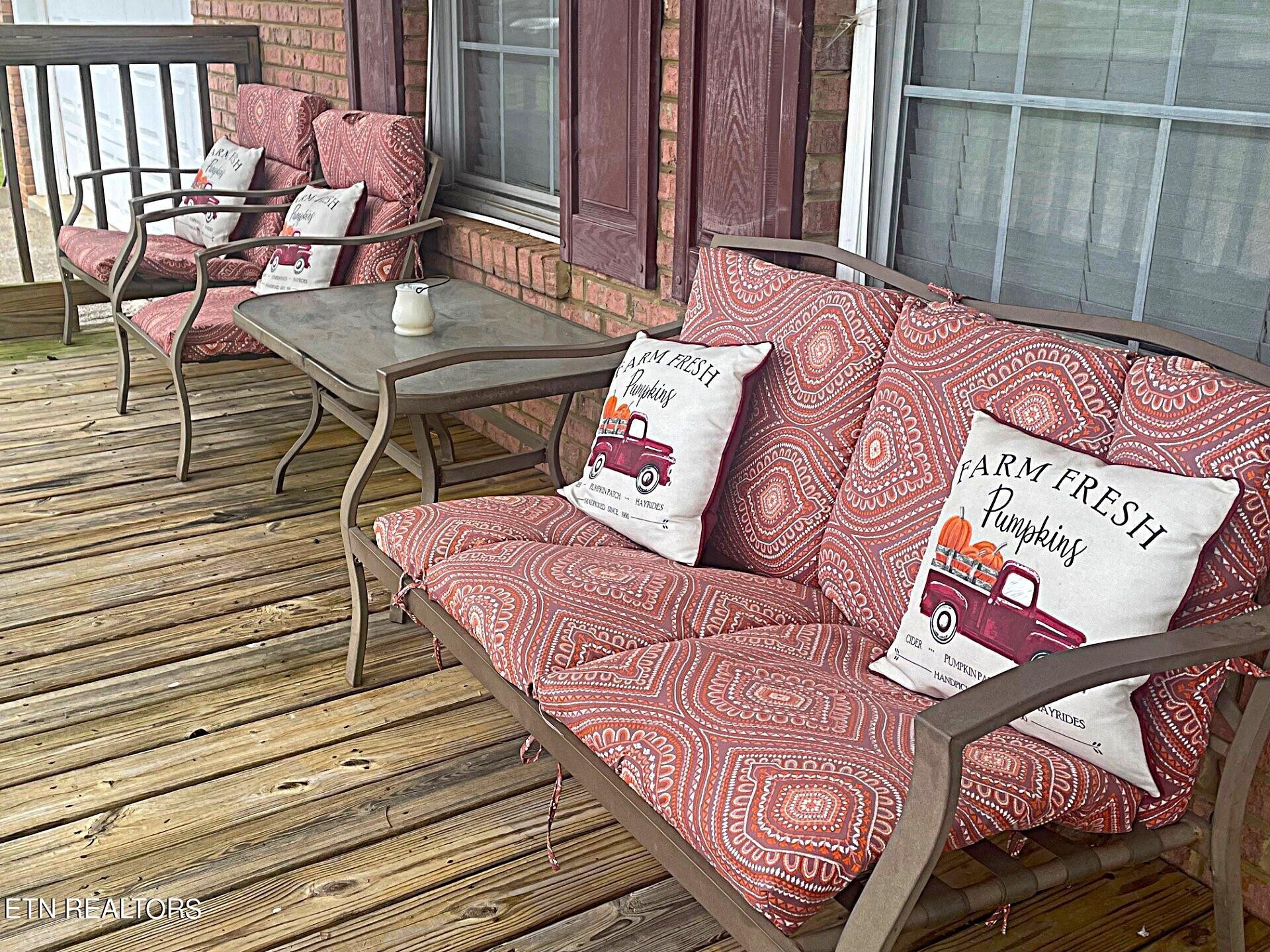 5409 Old Niles Ferry Road Maryville, TN 37801 - Photo 5 of 43 a view of a chairs on the roof deck