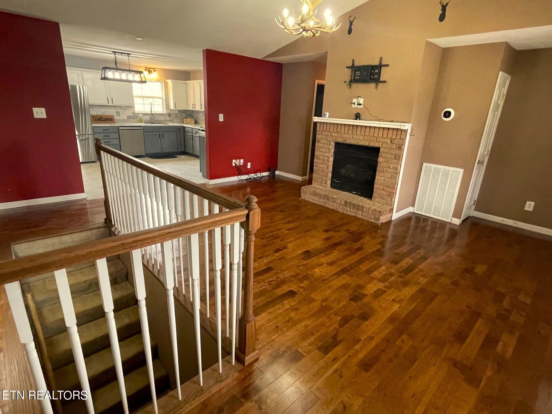 5409 Old Niles Ferry Road Maryville, TN 37801 - Photo 7 of 43 a view of livingroom with furniture and fireplace
