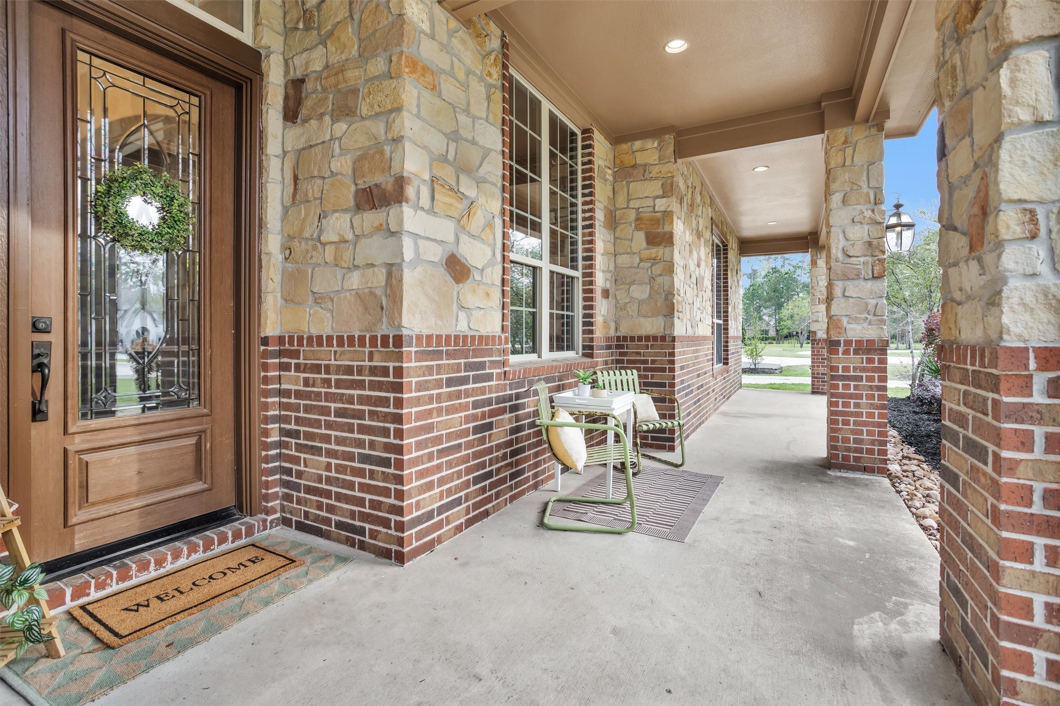 27910 Hansons Court Spring, TX 77386 - Photo 2 of 50 Inviting front porch extends across most of the front elevation